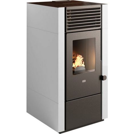 Poêle à granulés - PUNTO FUOCO Poly 8 kW  Blanc (1/3)