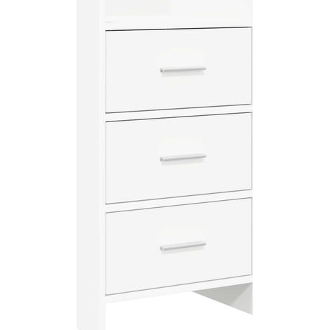 Comodini Bianco 40 x 36 x 70 cm Legno ingegnerizzato vidaXL (1/5)