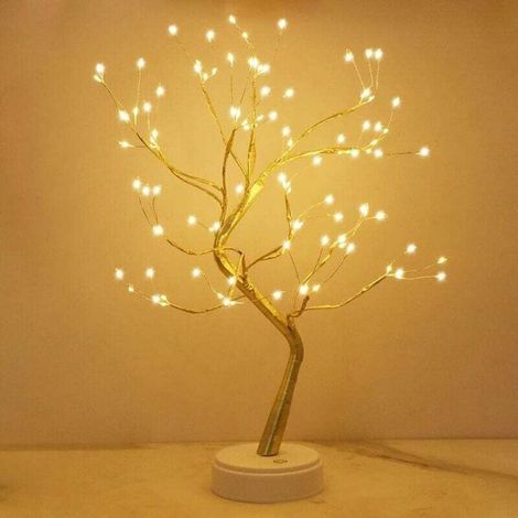 Arbre lumineux LED - MICH - 108 LED - Blanc chaud - Branches réglables - Alimentation USB/Batterie (1/4)
