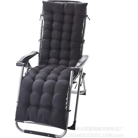 Coussin de chaise longue souple de remplacement pour siège haut avec sangle de fixation, grand coussin de banc pour fauteuil à bascule Aa0