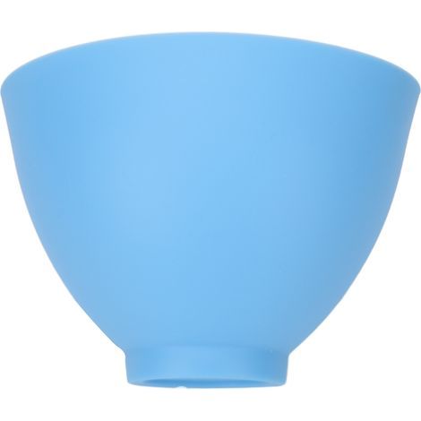 Bol en silicone réutilisable pour masques, peinture et plâtre, résistant à la chaleur, 15x15x11 cm, couleur bleue (1/5)