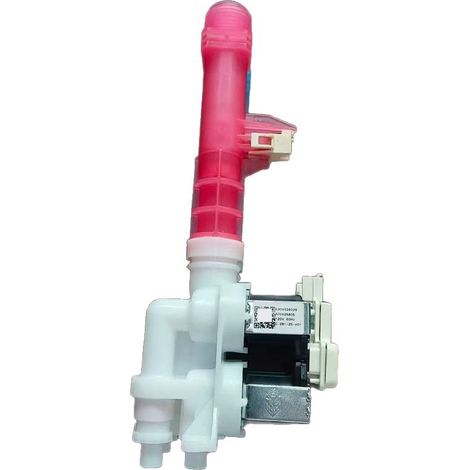 Water inlet solenoid valve for washing machine 5304528029, compatible with reference numbers 5304514790 and 5304522534 (1/3)