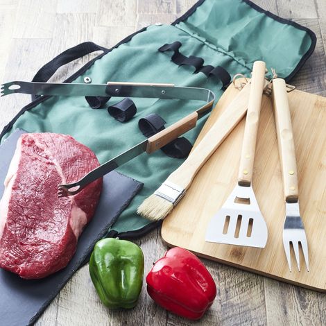 Ustensile Barbecue - COOK CONCEPT - Pratique - Gain de place - Noir et Marron (1/5)