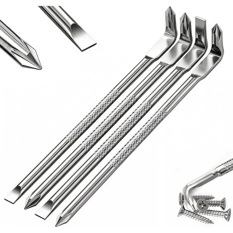 Tournevis Décalé Type Z Double Tête 120MM Tournevis Coudé Magnétique 90° (1/5)