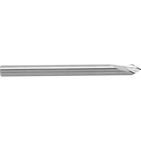 Fraise à graver 3.175mm, outil de coupe pour bois, fraise à burin pointu 60° x 0.2 x 40L, accessoire de défonceuse, lot unique
