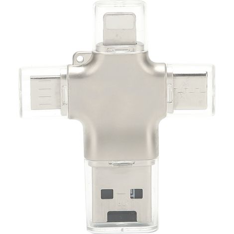 Clé USB Yvonne U Disk OTG 4 Ports USB 2.0 pour iOS, Android, Type-C et PC (32 Go) (1/5)