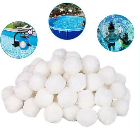 Balles Filtrantes,1300g Boule Filtrante Piscine réutilisable,Peut remplacer 45kg de Filtration sur sableAquarium, Piscine filtres Accessoires (1/5)