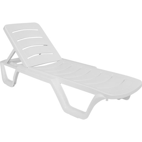 4er Set Sonnenliege Bahama weiß (1/5)