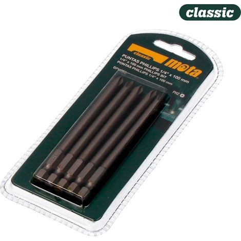 Schraubendreherbit Set Mota bph290 90 mm Phillips 5 Stück