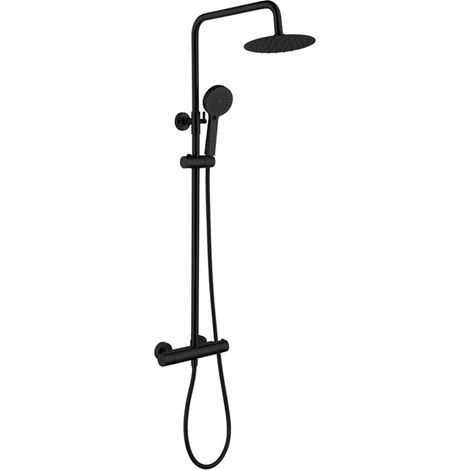 SKY BATH CTS001/NG SUPREME Conjunto Ducha Termostática Negro Mate - ref: CTS001/NG