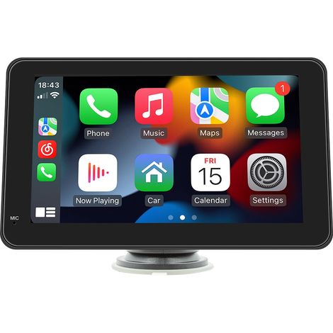 Caméra de recul avec écran tactile Android, Bluetooth sans fil, CarPlay et lecteur MP5 intégré. (1/5)