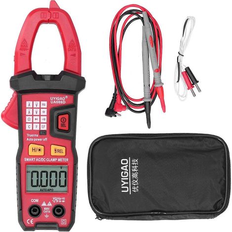 UA666D Smart-Zangenmultimeter mit automatischer Erkennung von Wechsel- und Gleichspannung, Widerstand und Kapazität