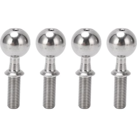 4 pièces rotule pivot en acier inoxydable pour ARRMA INFRACTION 6S 1/7 et TYPHON 6S 1/8, voiture RC argentée (1/5)