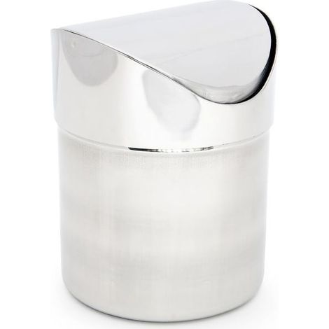 Pattumiera piccola in acciaio inox da 1,2 l (1/5)