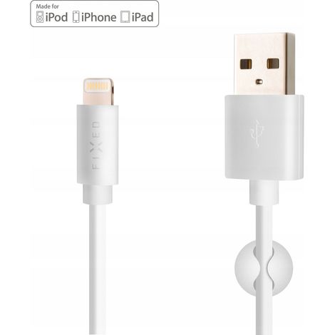 Cable USB fijo - Apple Lightning Cable blanco de 2 m 1 unidad. (1/5)
