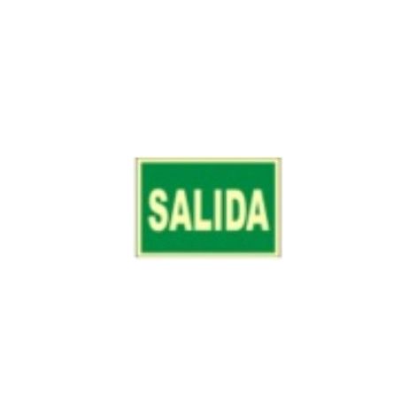 SEÃ‘AL SALIDA FOTOLUMINISCENTE 210X297MM - METALICAS JULIO GARC
