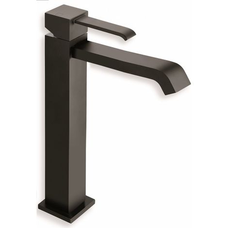 LAVABO MITIGEUR HAUT + VIDAGE NOIR - CRISTINA ONDYNA QM22813 (1/3)