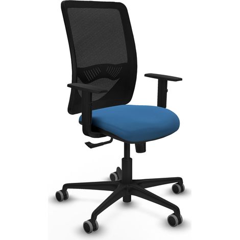 Silla de oficina piqueras y crespo Zulema negro soporte lumbar ajustable (1/2)