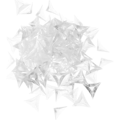 300 protège-coins pour meubles transparent PVC triangulaire (1/5)