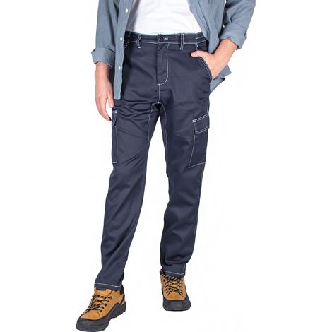 Firi Arbeitshose, Cargohose, Herren-Arbeitshose, bequeme Cargohose, BHP 46 S, Bundweite 76/80 cm, Firi