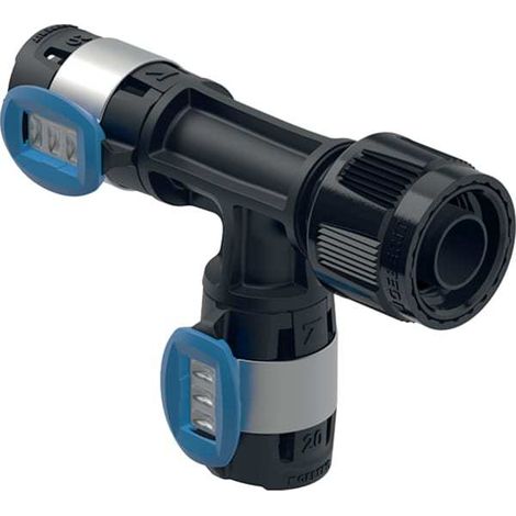 Geberit FlowFit Übergangs-T-Stück 620781001 DN 15, Ø 20/20 mm, 10,8 cm, Abzweig (1/5)