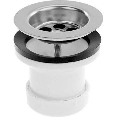 Válvula alta fregadero inox. 1 1/2  70, IDROSPANIA.