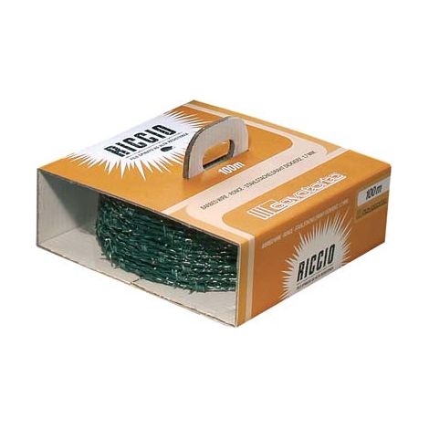 FILO SPINATO PLASTICATO RICCIO CAVATORTA  MM 1,7/2,1 L.MT 100