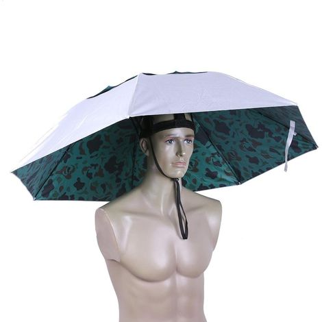 JeiibrZui Outdoor Angel Hut Sonnenschirm - 95 cm - 1 Stück - Tarnmuster - UV-Schutz und wasserdicht, ideal zum Angeln, Wandern und Campen (1/5)