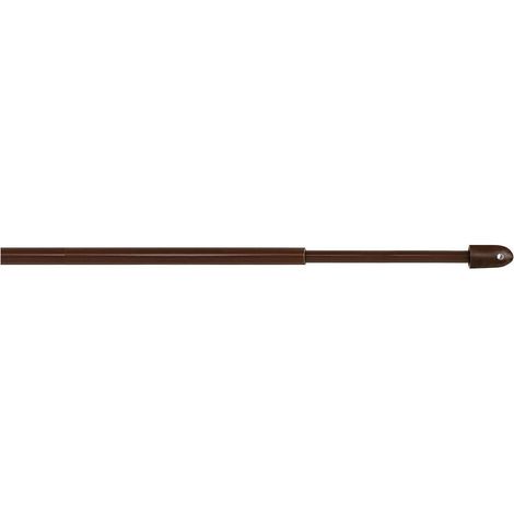 STANGHETTA TONDA A VITE 'BERLINO' Ø 8 mm. - cm 30 50 - marrone - blister 2 pz