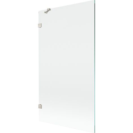 Mexen Lunar Duschabtrennung 1-flügelig 100 x 150 cm, transparent, gebürsteter Nickel - 897-100-000-97-00 (1/5)