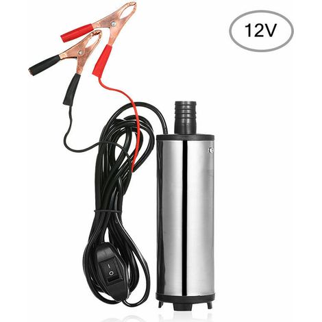 Dc 12V Pompe Submersible Pour Le Pompage De L'Eau Gasoil 51Mm Huile Eau Diesel Pompe De Transfert De Carburant Ravitaillement (1/5)