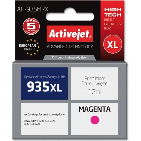Activejet AH-935MRX - HP 935XL Tintenpatrone, Premium, 12 ml, Rot (1/2)
