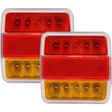Equipement lanterne à LED alimentation 12 M à poser - entre feux 2,50 m (blister) (1/3)