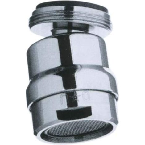 AERATORE CROMATO CON SNODO MM.24X1M.