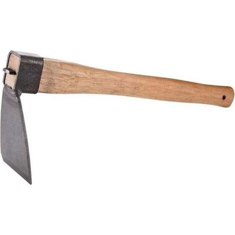 Gartenhacke – Flachblatt – Holzgriff – 36 cm – Zum Jäten und Hacken – 1 Stück (1/5)