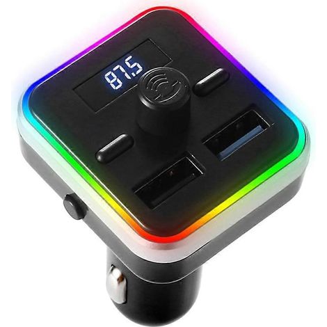 Kleiner, Bluetooth-fähiger Autoplayer mit LED-Hintergrundbeleuchtung und FM-Transmitter – jetzt auch als Autoladegerät verfügbar