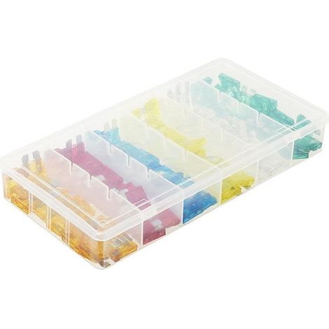 Flachsicherungen standard sortiert 120 stuck in kunststoffbox (1/5)