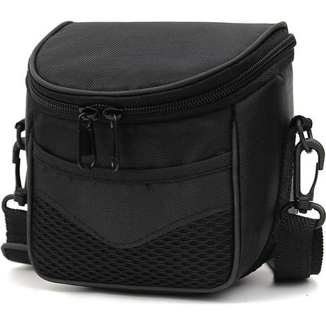 Sacoche pour appareil photo reflex antichoc avec passant de ceinture, petit compartiment pour accessoires, sac bandoulière en nylon pour la photographie (1/5)