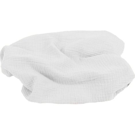 Musselin-Wickeldecke in einer Box 80x120 (1/4)