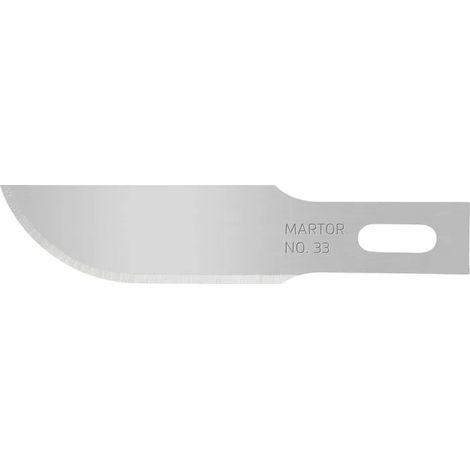 Lame di ricambio martor 33.50 acciaio 40 mm lunghezza 10 pezzi