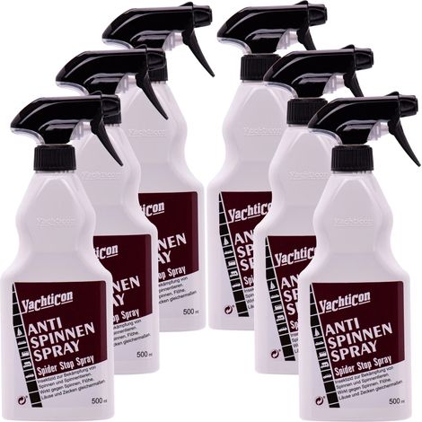 Spray anti ragno, 6 x 500 ml = 3 Litri, repellente ragni, protezione ragni (1/5)