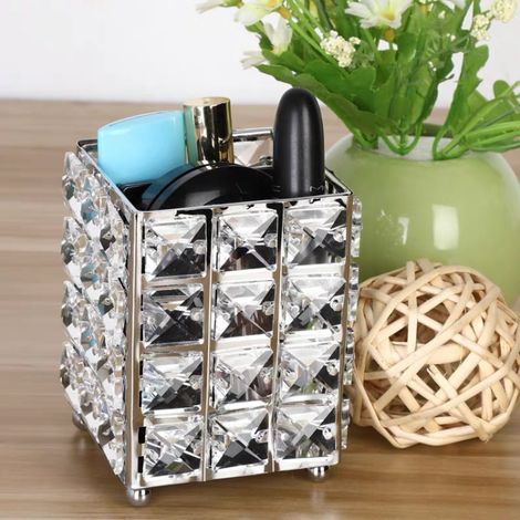 Boîte de rangement décorative en cristal, style nordique et luxueux, organisateur élégant pour salon, table basse, coiffeuse, chambre, bureau et décoration intérieure moderne (1/5)