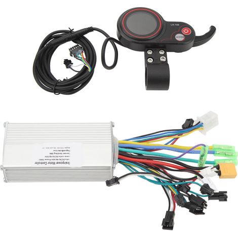 Contrôleur Moteur Brushless 500W 28A Onde Sinusoïdale 36V 48V 60V avec Compteur pour Vélo Électrique (1/5)