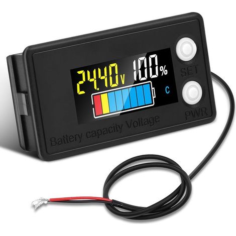 12V, 24V, 36V, 48V, 60V, 72V, 84V Battery Capacity Meter DC7-100V Battery Indicator Lithium Battery Capacity Monitor (1/5)