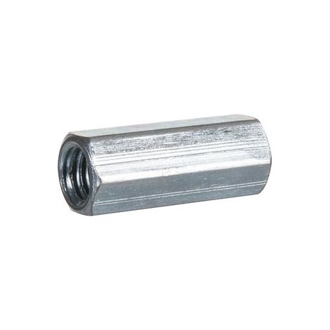 Fischer – Ecrou hexagonal filetage métrique pas standard – Acier zingué – Lot de 50 unités – Hauteur 10mm – Finition brillante