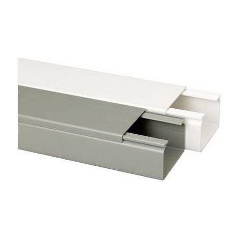 Heidemann 09982 canal de câble blanc pur 2000x60x40 mm (1/2)