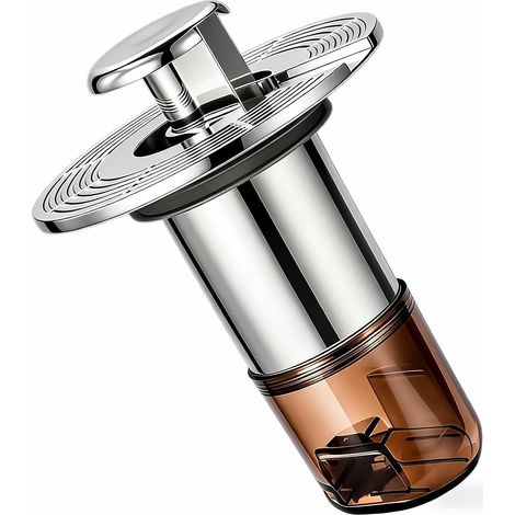 Shower Drain, Automatic Floating Trap, Odor Control Drain Plug, Anti Backflow Floor Drains 3.39x2.76 inches, for Homeowners Women Men Renters Home Apartment Hotel Gym Laundry (1/5)