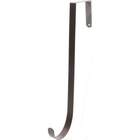 Porta ghirlande in ferro con gancio per porta e balcone h 28 cm (1/2)