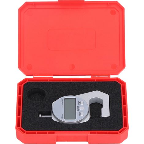 Digitales Dickenmessgerät 0–10 mm Messbereich, Mini-Elektronik-Dickenmesser mit LCD-Digitalanzeige (1/5)
