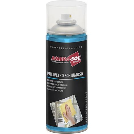 NETTOYANT MOUSSANT POUR VITRES ET ÉCRANS AMBROSOL 400 ml (1/2)